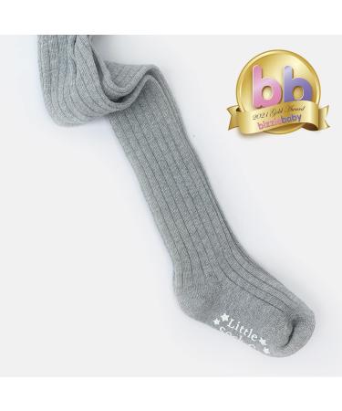 Non-Slip Super Soft Ribbed Baby & Toddler Girls Tights - Warm & Cozy Anti-Skid Winter Tights for Active 1-Year-Olds | Sparkle - Buy Online on GoSupps.com
