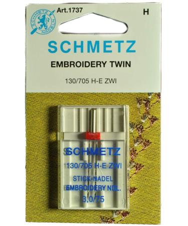 SCHMETZ Twin Embroidery Needle