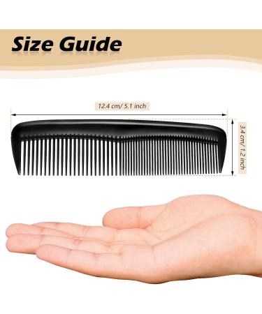 Xinjieda Hair Comb Set - 4PCS Plastic Pocket Combs for Hairdressing, Barber Salon Comb for Men and Women - Fine and Standard Tooth Hair Care Tool - Buy Online on GoSupps.com