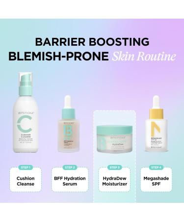 ZitSticka HydraDew Gel Moisturizer - 1.9 Fl Oz Hydrating Formula for Acne Prone Dry Oily & Sensitive Skin | Niacinamide Hyaluronic Acid & Green Tea - Facial Skincare for Women - Buy Online on GoSupps.com