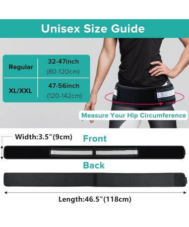 Si Belt - Sciatica Relief for Men & Women | Pelvic Support Belt for Lower Back Hip & Nerve Pain (47-56 inch - Buy Online on GoSupps.com