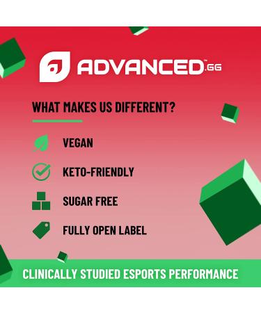 Focus by ADVANCED | NooLVL Formula for Mental Clarity & Energy | Sugar Free (SirD s Sour Watermelon) - 40 Servings - Buy Online on GoSupps.com