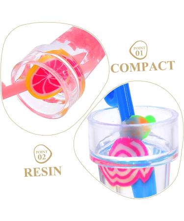 SEWOART 30pcs Luminous Fruit Cup Phone Case Micro Landscape Ornaments Diy Craft Decorations Drink Cup Shape Charm Phone Shell Drink Cup Ornaments Miniature Scattered Beads Resin re-usable - Buy Online on GoSupps.com