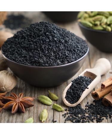 Whole Black Cumin (500g) Nigella Seeds 100% Natural Black Cumin Seeds Natural Black Cumin Seeds Without Ad - Buy Online on GoSupps.com