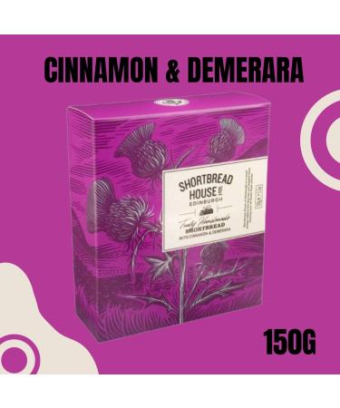 Shortbread House Biscuit Cookies Pick N Mix | Choose From 7 Flavours | Cinnamon & Demerara Dark Chocolate & Orange Macadamia Nuts Traditional Recipe - Pack of 6 X 150g - Buy Online on GoSupps.com
