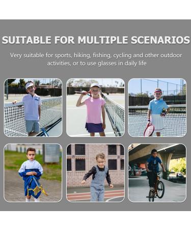 Ultechnovo 80 Pairs Soft Silicone Glasses Hanging Sleeves - Slide-Resistant & Comfortable Holders for Sunglasses & Reading Glasses - Random Color - Buy Online on GoSupps.com
