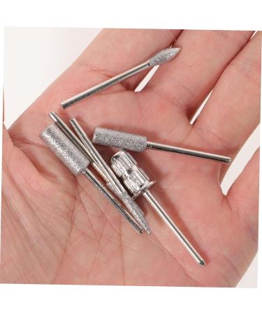 POPETPOP 1 Set nail polisher electric nail drill nail replacement bits manicure sanding bands nail polishing head cuticle drill bit Stainless Steel. Silicone. Quartz. Ceramics alloy 7.1x5.7cm Picture 2 - Buy Online on GoSupps.com