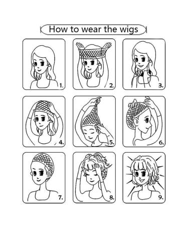 GJBXP Harajuku Fashion Long Wavy Curly U-Shaped Wigs - 28in Heat Resistant Ombre Gradient Hair for Girls (70cm) - Buy Online on GoSupps.com