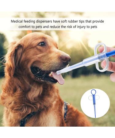 Wasuqo Tablet Feeder for Pets | Pill Feeding Tool for Cats & Small Dogs - Blue - Buy Online on GoSupps.com