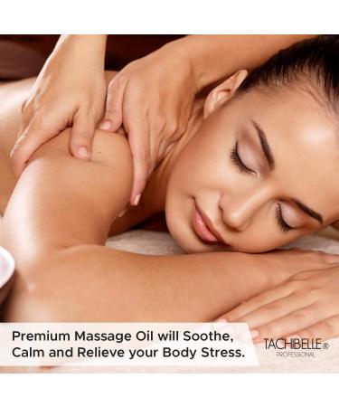 Tachibelle Professional Massage Oil - 8 fl. oz, Unscented, Natural Therapy for Soothing, Relaxing, and Calming Body Massage - Buy Online on GoSupps.com