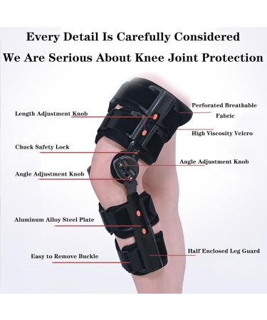 Buy SFKLYU Hinged Knee Brace Unloader Orthopedic Support for Men & Women Adjustable Immobilizer with Side Stabilizers International Shipping Available - Buy Online on GoSupps.com