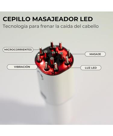 Siil Rechargeable LED Massage Brush - Stimulate Hair Growth & Improve Scalp Circulation | Combat Hair Loss - Buy Online on GoSupps.com