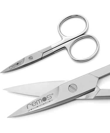 REMOS Nail Scissors with Straight Serrated Cutting Edge - Stainless Steel 9.5 cm - Buy Online on GoSupps.com