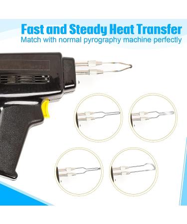 23 Piece Pyrography Tips Set for Wood Burning Machine - Replacement Wire Nibs for High Impedance Pyrography Tool - Ideal for Wood and Leather Crafting - Buy Online on GoSupps.com