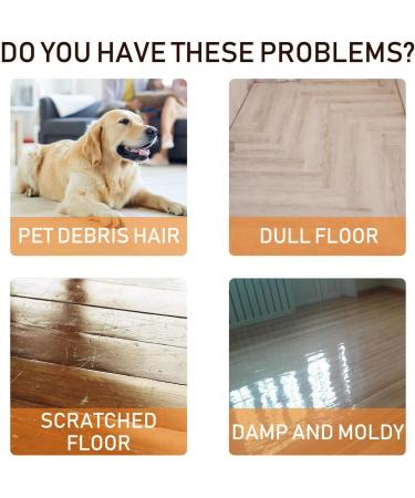 Floor Cleaner Liquid | Plant Ingrediant Dirt-Destroying Floor Cleaner Gentle Clean and Deodorize Floor Cleaning Polishing Brightener Dobooo - Buy Online on GoSupps.com