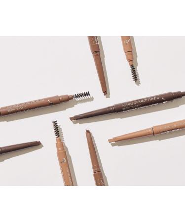 Manhattan Browatastic Fill & Sculpt Eyebrow Definer 003 Dark Brown - 0.25g Eyebrow Pencil for Precise Filling & Shaping - International Shipping Available - Buy Online on GoSupps.com