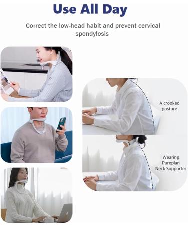 Neck Care to Prevent Head Lowering to Prevent Hunchback Adult Neck Protection Foam Neck Brace Cervical Collar for Sleeping - Buy Online on GoSupps.com