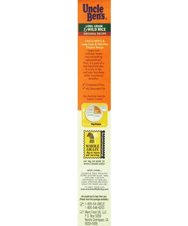 Uncle Ben's Long Grain & Wild Rice Original Recipe Value Pack - 36 oz (6 oz x 6) | 6 Count Pack - Buy Online on GoSupps.com