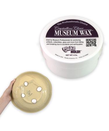 QUAKE HOLD! Ready America Quake Hold Museum Wax  4 Oz  Clear  Crystalline