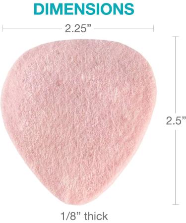 1/8 Adhesive Felt Metatarsal Foot Pads - Reduces Pain & Pressure - Long-Lasting Protection - 100 Count (Right) - Buy Online on GoSupps.com