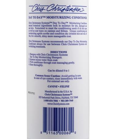 Chris Christensen Day to Day Moisturising Conditioner | Daily Hair Care Essential for All Hair Types | 473ml - International Shipping Available - Buy Online on GoSupps.com