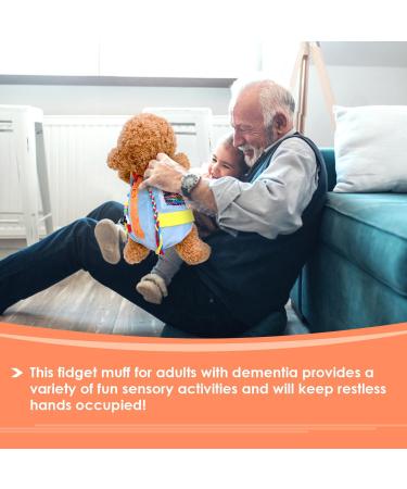 Fidget Dog Blanket for Elderly Fidget Sensory Dog Blanket for Seniors with Alzheimer s Dementia Products for Elderly Sensory Fidget Blanket - Buy Online on GoSupps.com
