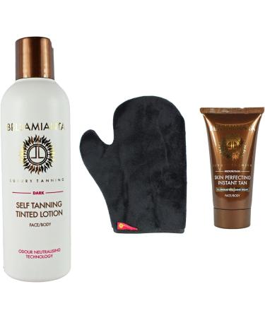 Bellamianta Self Tanning & Tinted Lotion Gift Set - Dark - Buy Online on GoSupps.com