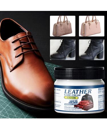 Leather Cream Shoe Polish Shoe Care Leather Repair Gel Black Care Cream Bright Moisturizing Maintenance Leather Sofa Leather Shoe Polish (1PC)