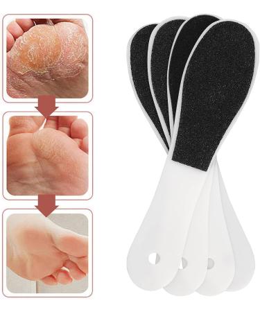 WLLHYF 4-Piece Pedicure Foot File Set - Double Sided Callus Remover & Scrubber for Dead Skin and Cracked Feet - Professional Foot Care Tool for Women and Men - Buy Online on GoSupps.com