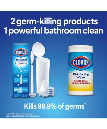 Clorox ToiletWand Disinfecting Refills - Rainforest Rush 30 Count - Buy Online on GoSupps.com