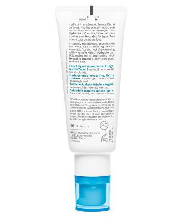 Bioderma Hydrabio Gel Cream Moisturizer - 1.33 Fl Oz - Radiance-Boosting Face Cream for Normal to Combination Sensitive Skin - Buy Online on GoSupps.com