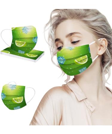 50PC Adults 3 Ply Disposable_Face_Mask Breathable Elastic Earloops for Men Women Daliy Use - Buy Online on GoSupps.com