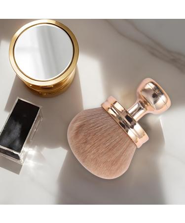 Facial Tanning Brush Body Makeup Brush3 Inch Body Makeup Brush for Tanning Foundation Cortel Cream Applicator Wide Head Oval Tool for Mothers Day Rose Gold - Buy Online on GoSupps.com