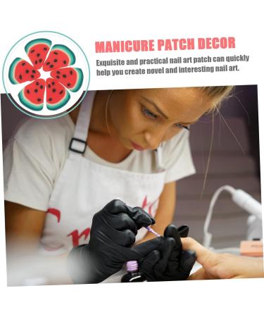 FRCOLOR 4 Pieces 5 Decorative Ornaments DIY Accessories for Nail Salons Face Ice Cubes Mobile Phone Shell Ornament Fruit Slices Nail Art Animal Decor Polymer Clay Manicure Charm - Buy Online on GoSupps.com