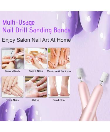 100Pcs 150 Grit Sanding Bands for Nail Drill - Medium Grit Sanding Band Set for Acrylic and Gel Nail Removal - Professional Manicure and Pedicure Tool with 3/32 Sanding Bit - Buy Online on GoSupps.com
