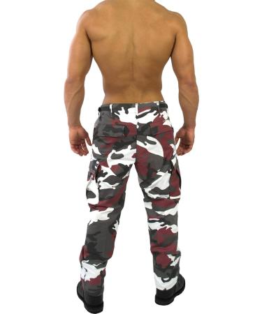 Buy US Ranger Pants - BDU Style Red Camo Leisure Pants for Ultimate Comfort | International Shipping Available - Buy Online on GoSupps.com