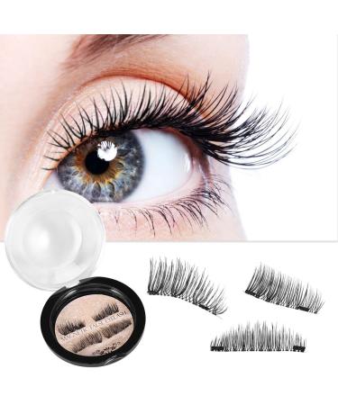 Buy 3 Types of 4 Pcs/Box Magnetic False Eyelashes - Natural Anti-Allergic & Reusable - Shop Internationally! - Buy Online on GoSupps.com