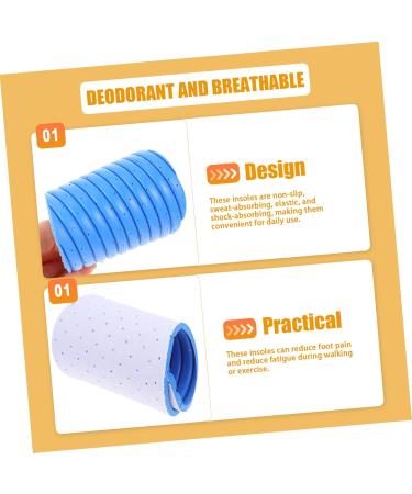 FOMIYES 10 Pairs Sweat-Absorbing Thin Insoles - Comfortable Universal Shoe Inserts & Sports Accessory for All Footwear - Buy Online on GoSupps.com