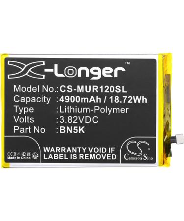 Replacement Battery for Poco C55 - BN5K 4900mAh/3.82V Battery | International Shipping Available - Buy Online on GoSupps.com