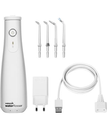 Waterpik White Cordless Select Water Flosser | Improve Gum Health | Removes Plaque | 360-Degree Tip Rotation | Global Voltage | Safe for Implants, Crowns & Veneers | USB Charger (WF-10 UK) - Buy Online on GoSupps.com
