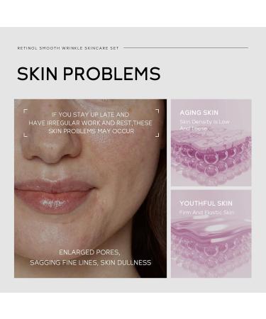 Retinol Travel Skincare Set | Hydrating Essentials for Women | Travel Size Skin Care Kit with Serum Face & Eye Cream | Perfect Beauty Gift Set - Buy Online on GoSupps.com