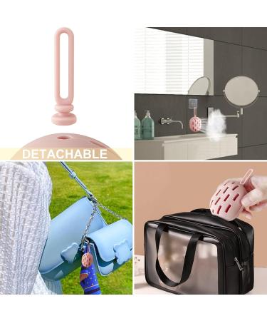 Silicone Makeup Sponge Holder - Soft & Shatterproof Beauty Blender Case for Travel - Pink Breathable & Easy to Carry - Buy Online on GoSupps.com