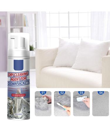 Dry Cleaning Foam Quick Cleaning Down Wear Detergent - Dry Cleaning Sprays Down Jacket Wash- Foam-Type Fabric Cleaner for All Kinds of Fabric 200ml Rundaotong - Buy Online on GoSupps.com