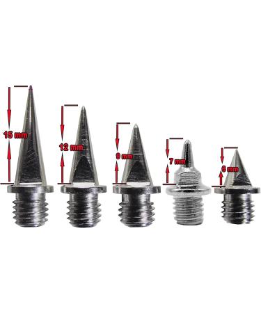 Replacement Athletics Spikes - Eatzhletik Spike Nails & Thorns for Cross Running | 6mm Conical | 24 Units - Buy Online on GoSupps.com