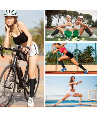 Ggufay 4 Pairs Compression Stockings for Calves - Medical Gradient Compression 20-30 mmHg for Varicose Veins & Edema - Unisex Comfort - Buy Online on GoSupps.com