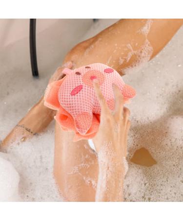 FRCOLOR Cartoon Octopus Bath Sponge - Loofa Mesh Pouf for Exfoliation & Back Scrubbing - Perfect for Shower & Travel - Buy Online on GoSupps.com