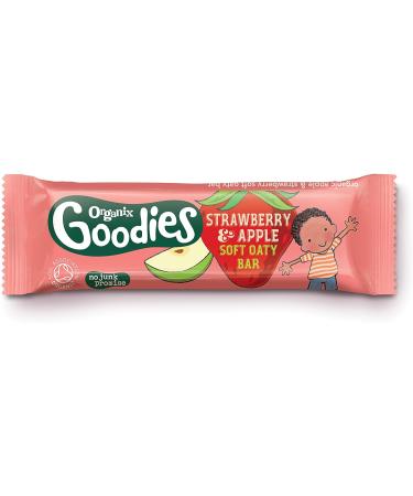 Organix Goodies Strawberry Apple Oaty Bars 6 x 30g | For 12+ Months - Buy Online on GoSupps.com