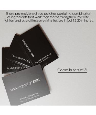 Buy Bodyography Instant Lift Eye Mask - Tightens & Revitalizes Eye Area | Vegan Cruelty-Free Antioxidant-Enriched - International Shipping - Buy Online on GoSupps.com