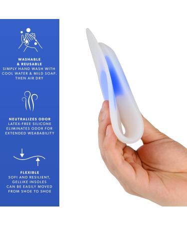 Silicone Insoles & Metatarsal Pads for Plantar Fasciitis - Arch Support Foot Pads (XL 43-44) - Comfort for Your Feet | Worldwide Shipping - Buy Online on GoSupps.com
