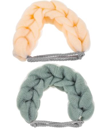 Mobestech 4 Pcs Cute Bath Loofah Set - Soft Shower Scrubber & Cleaning Sponges for Relaxing Bath Experience - Buy Online on GoSupps.com